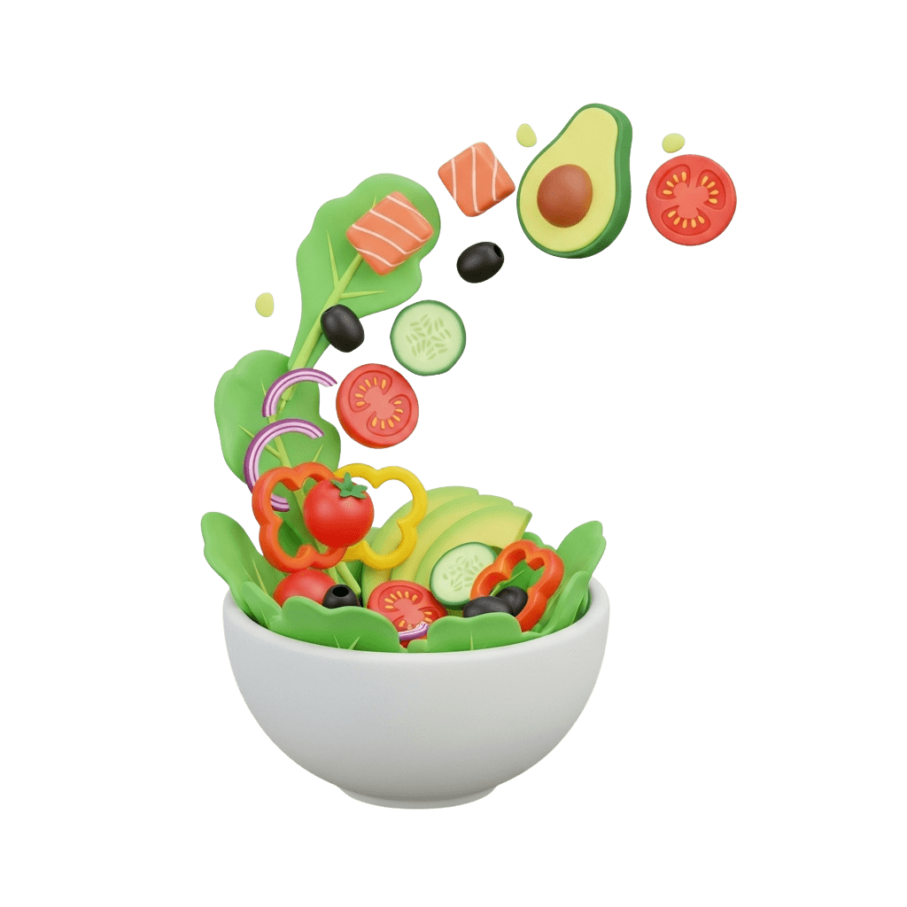 Healthy meal bowl
