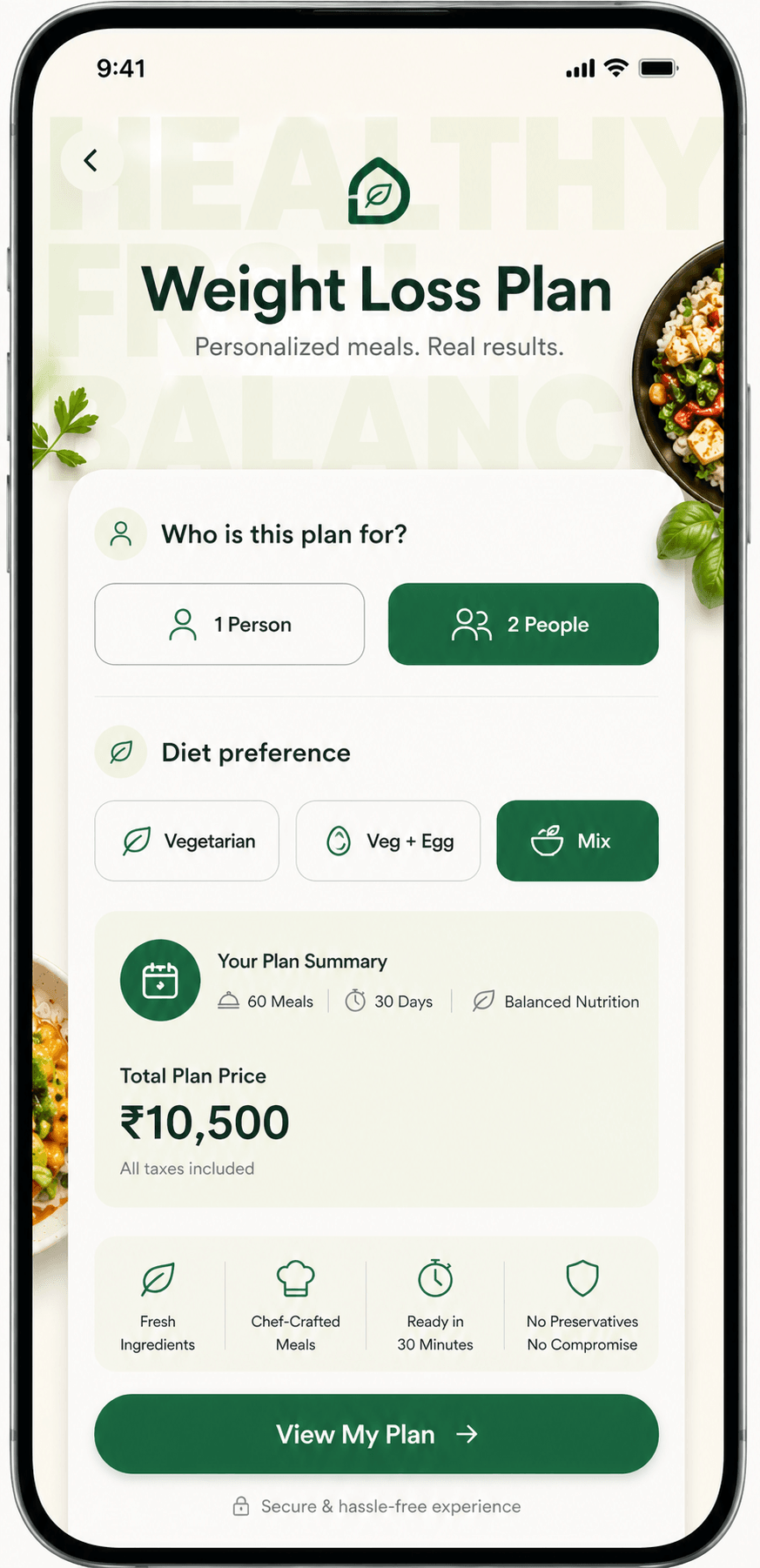 PLATEP App Screen